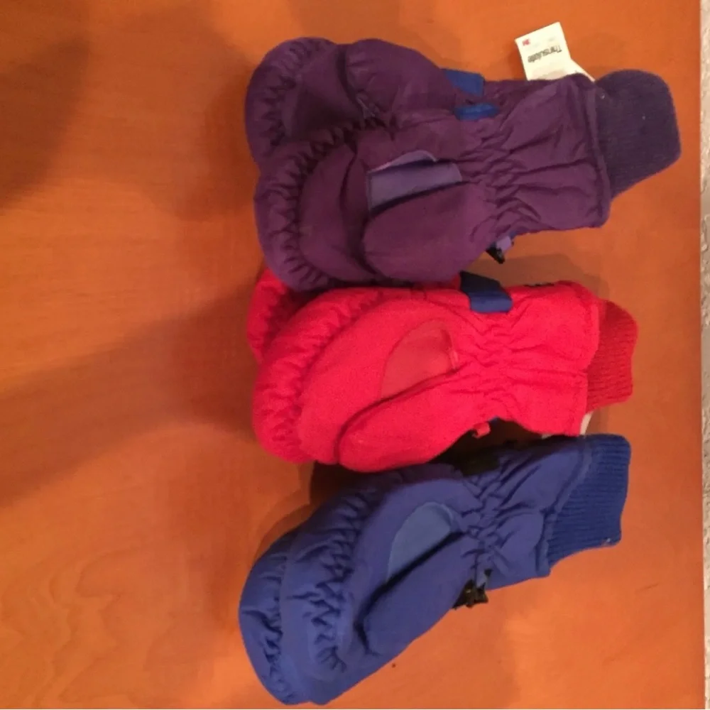 Bugle Boy Red Thermal Insulation Gloves Boys size 5-7